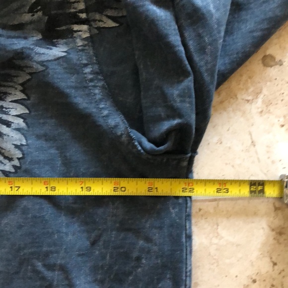 AquaVI Vintage Distressed Hoodie Large EUC - Picture 9 of 10